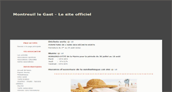 Desktop Screenshot of montreuil-le-gast.fr